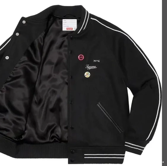 XL S Jamie It's M 21SS Reid Bollocks L Varsity All Jacket Black Green 0809